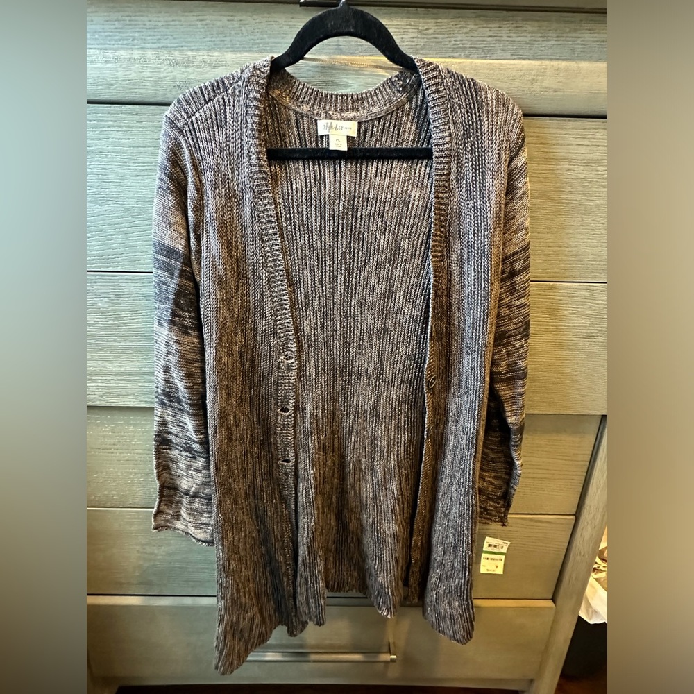 Style & Co Button Cardigan NWT Size Petite Large